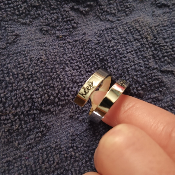 Silver Inspirational Rings - Picture 2 of 4